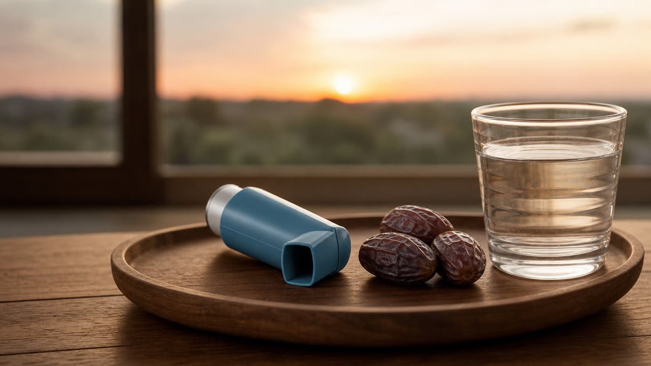 Illustration de l'article « Utiliser un inhalateur pendant le jeûne »