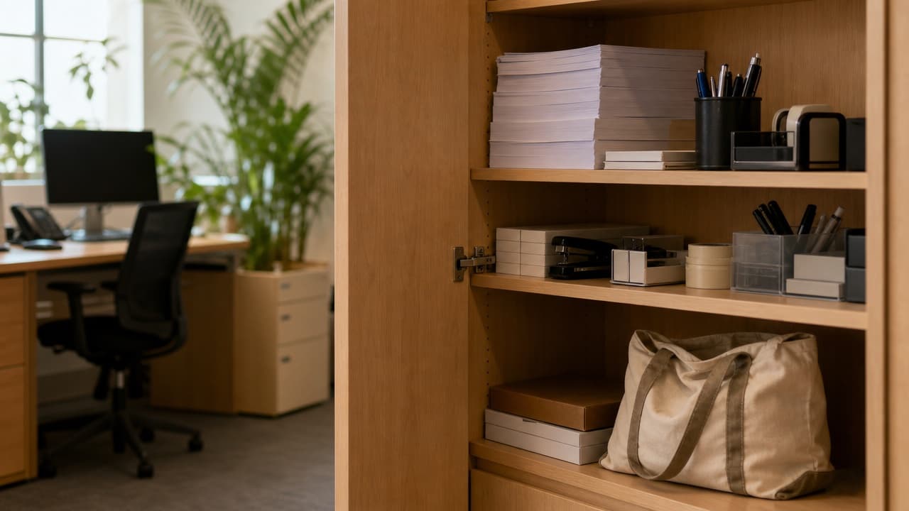 Illustration de l'article « Prendre des fournitures de son lieu de travail pour un usage personnel »