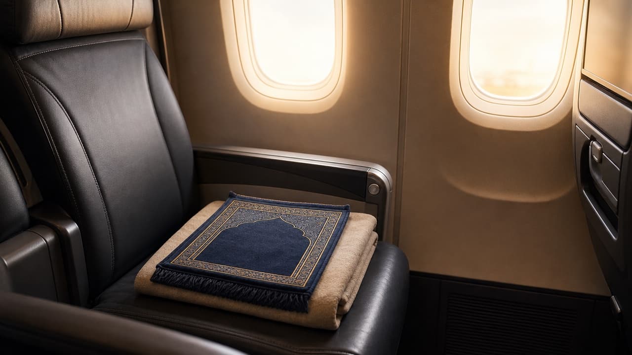 Illustration de l'article « Comment prier dans l'avion, et faut-il attendre l'atterrissage ? »